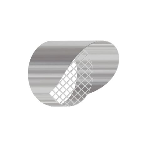 Fumaiolo tappo antipioggia grigliato in acciaio inox per canne fumarie di caldaie e stufe Acciaio Inox 8 cm