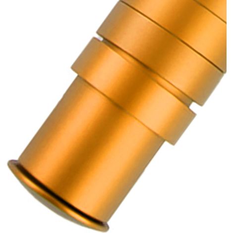 Rehausseur de guidon pour vélo de route et VTT, potence de fourche en alliage d'aluminium, adaptateur pour guidon haut, 13 cm, couleur or (1/5)
