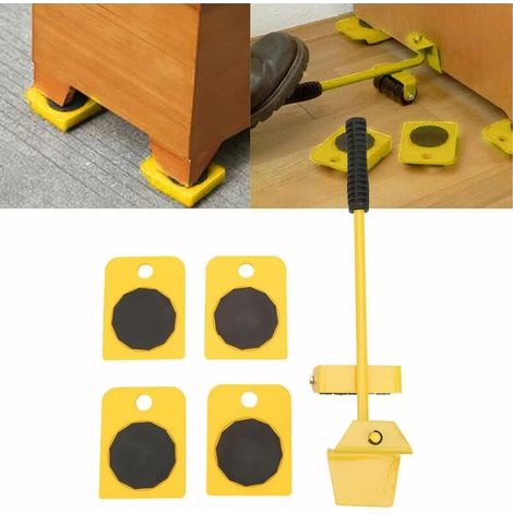 Ensemble d'outils de levage et déplacement meubles Eacam – 200 kg à (1/5)