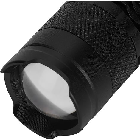 Lampe torche ultraviolette portable et étanche, lampe torche électrique, détecteur de fluorescence 365 nm (1/5)