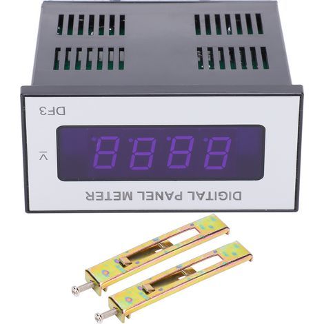 BERM Digital Panel Meter 3 1/2 Digits Voltmètre Ampèremètre DC20V 220V Instrument de Mesure Tension Courant (1/4)