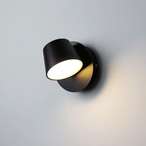 Lamp Nordiques Modernes Acrylique, matériel en Aluminium Simple, Appliques murales LED Trois Couleurs intensité Variable, décoration de Lecture pour Chevet, Chambre à Coucher, allée, Salon, hôtel (1/5)