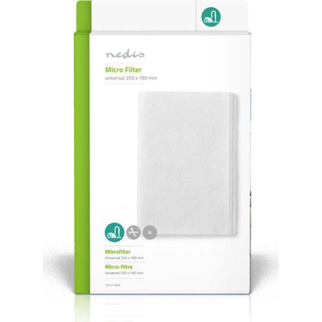 MICRO-FILTRE UNIVERSEL D'ASPIRATEUR 255 X 190 MM NEDIS VCFI211MIIF