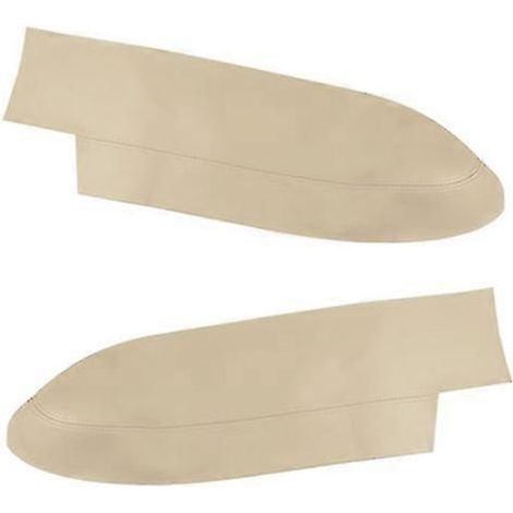 Lot de 2 housses de protection en similicuir pour accoudoirs de portières avant Honda CR-V (2007-2011) Panneaux et pièces de portières intérieures Beige (1/5)