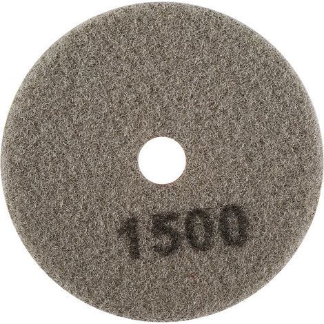 Tampon de polissage de disque de meulage de diamant humide de 100 mm 4 "pour pierre de granit (granularité 1500) (1/4)