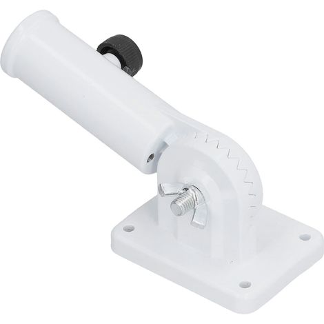 Support de mât drapeau mural orientable 1 pouce, fixation unique anti-rouille, kit complet porte-drapeau extérieur (1/5)
