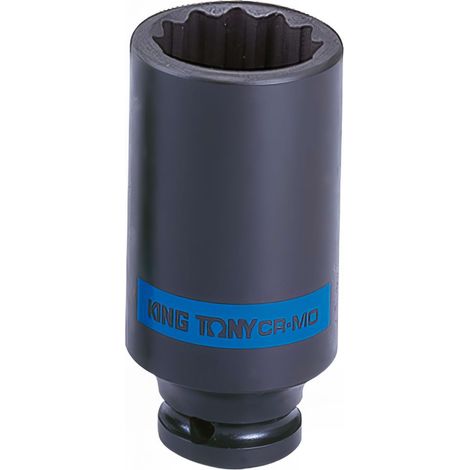 King Tony 443014M - 12 points dans la voiture de impact tube profond de 14 mm de 1/2 pouce noir (1/2)