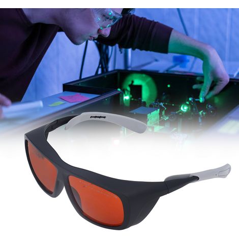 Schutzbrille 180–540 nm 750–1100 nm, Glasfasertechnikerbrille, schwarz (1/5)