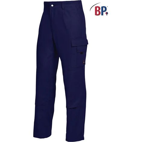 [NEUWERTIG] B-Ware Bp Basic Arbeitshose Hose 100%Baumwolle Kniepolstertaschen Dunkelblau Gr58