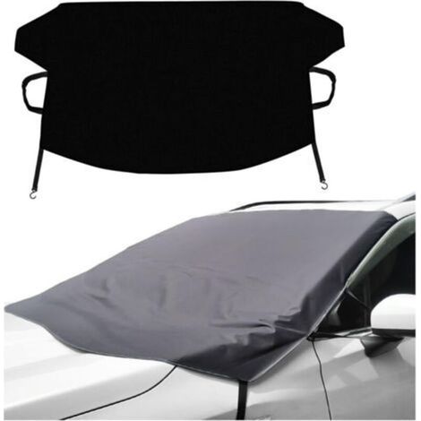 Couverture Pare-Brise Voiture, Bache de Protection Hiver pour Véhicules, Protege Pare Brise Givre et Fenetre Avant, Contre Neige, Gel, Soleil et Poussière, pour Plupart des VéHicules (1/4)