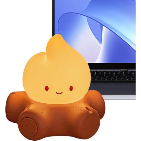 Flamme de la lampe Veilleuse douce rechargeable à intensité variable, lampe de table rechargeable, accessoire de bureau, décoration d'intérieur (SKU produit : 96775314 SKU Offre : mkh25.7.21-2) (1/4)