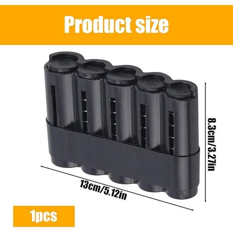 Portable Compartments Euro Coin Coin Holder for Cash Money Wallet Plastic for Drivers Sellers 13×8.3×3.4Cm (1/4)