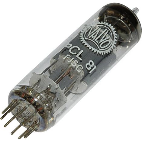 BTB Vertrieb PCL 81 Valvola termoionica Triodo pentodo di potenza 150 V, 200 V 1.3 mA, 30 mA Numero Poli (num): 9 Attac