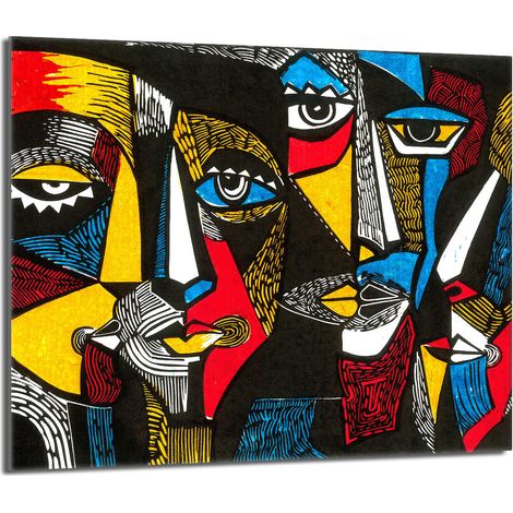 Protezione per piano cottura in vetro 60x52 Pop Art (1/5)