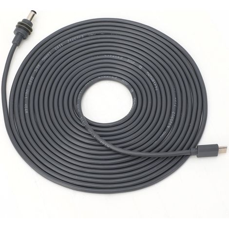 Câble d'alimentation USB C vers DC pour Mini antenne parabolique, Type 100W, cordon de charge étanche, convient à 65W + Source PD, 10M, 32,8 pieds