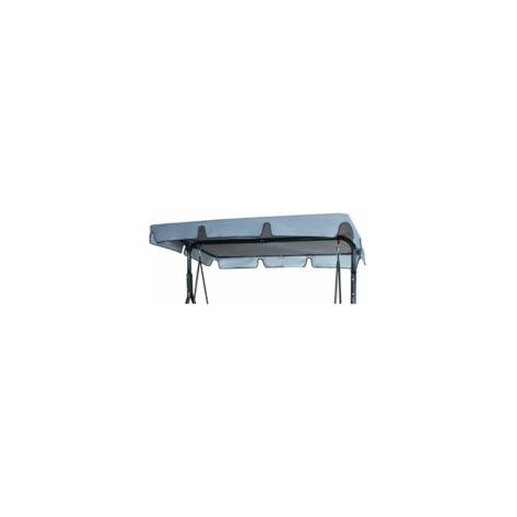 Housse de rechange pour auvent universel à 3 vantaux (auvent seul) 164 x 114 x 15 cm gris (1/5)
