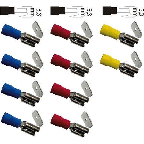 Kabelverbinder Male / Female, assortiert, Blister à 10 - Zenitech