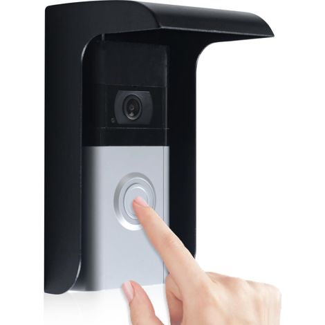 Protection contre la pluie pour sonnette vidéo extérieure, couverture de porte, protection contre les intempéries, convient pour anneau de porte, prise de courant, serrure de porte (1/5)