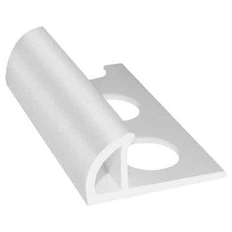 Profilo jolly per rivestimenti h. 8 mm - bianco - barra 2,60 mt conf. da 234 ml