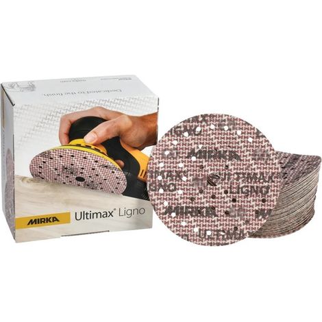 Mirka Schleifscheiben ULTIMAX LIGNO D150mm Grip Multifit P40 50 Stück UL6M105040