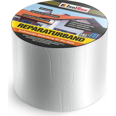 IsolBau Butyl-Dachband Reparaturband Aluminium 100 mm x 10 m (1/5)