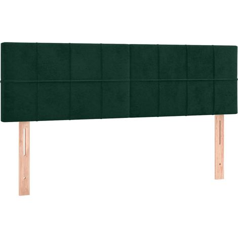 Maison Exclusive - Testiera Verde Scuro 144x5x78/88 cm in Velluto (1/5)