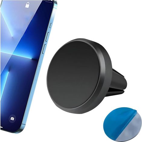 Support Magnétique Ventilation, Support Magnétique Téléphone Portable Voiture Ventilation Ultra Compact (1/5)