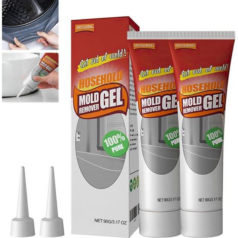Lot de 2 Gel Nettoyant Anti-Moisissure – Pour Joints Carrelage Cuisine et Salle de Bain, Efficace et Sûr (1/5)