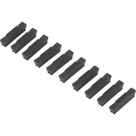 Kit de 10 plaquettes de coupe en carbure avec revêtement PVD pour fraisage CNC du métal (1/5)