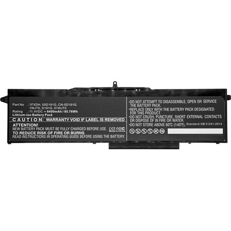 CoreParts Dell Laptop-Akku, mbxde-BA0202