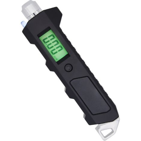 Manómetro digital para neumáticos de autocaravanas, camiones, coches y bicicletas con pantalla LCD y lectura precisa.