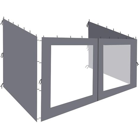 Walls Side Panel 3 x 4 Pergola 3 x 4 m Anthracite (1/5)