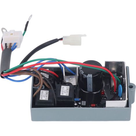 Régulateur Automatique de Tension Générateur Diesel AVR Pièce Réglable Protection Coque Plastique 180-260V (1/5)