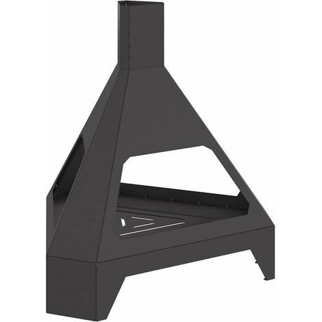 Braises noires 50 x 43 x 52 cm Acier (1/5)