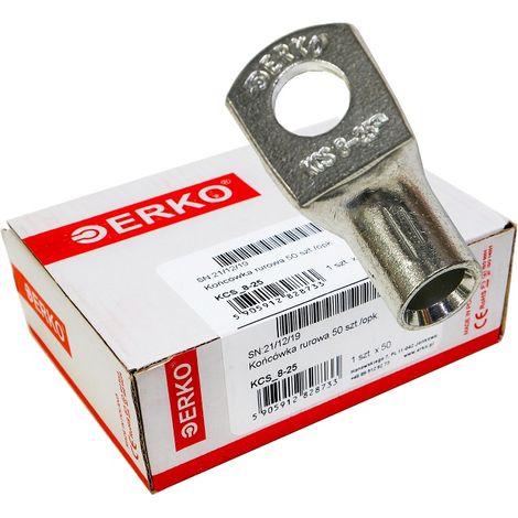 KCS CU 25mm M8 Rohröse 50 Stück erko (1/3)