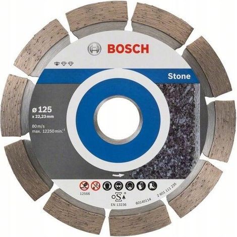 Bosch Standard Disco de corte diamantado 125 mm pack 10