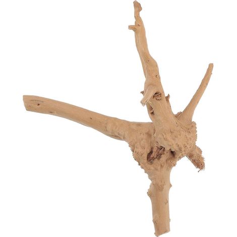Ensemble de 4 pièces de décoration artisanale en bois flotté naturel pour aquarium (1/5)