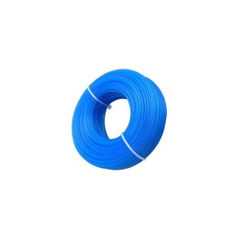 Bobina di filo da taglio rotonda in nylon per decespugliatori, diametro 1,6 mm, lunghezza 100 m - Crezuo