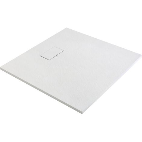 Receveur De Douche Gaïa 80x80 Extra-plat, Robuste Et Design Blanc - Odyssea