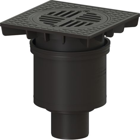KESSEL-Scarico per cortile - System 200, verticale, Griglia a fessura, A 15, 67060.30
