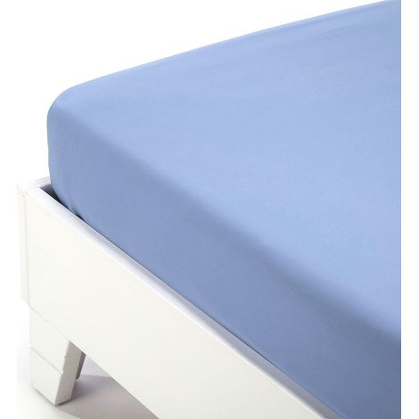 Drap Housse Coton – Drap Doux, Respirant et Durable, Lavable, disponible en 90x200, 130x200 et 180x200 cm - Linge de Lit (1/2)