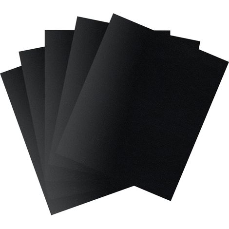 6 Tapis de cuisson, 60x40 cm, antiadhésif, réutilisable, sans PFOA, pour barbecue gaz charbon four (1/5)