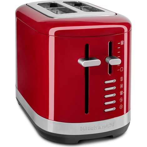 KitchenAid 5KMT2109EER 7 2 fetta/e 980 W Nero, Rosso, Acciaio inox