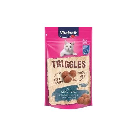Friandises au poisson VITAKRAFT TRIGGLES pour chats 40 g (1/2)