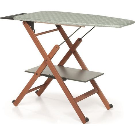 Table à repasser Foppapedretti Assai Evo bois massif réglable noyer (1/3)