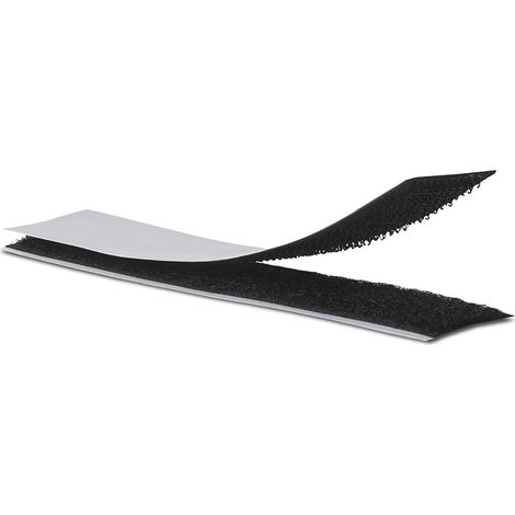 Klettverschlussbänder 2x10cm. Schwarz, 2143-3, Inofix