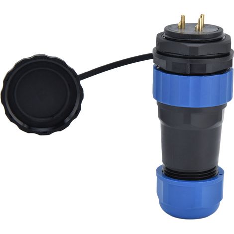 Prise d'aviation IP68 étanche SP28, écrou arrière de soudage, connecteur d'alimentation mâle et femelle 380V 25A3 broches