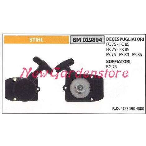 Messa in moto STIHL motore decespugliatore FC 75 85 soffiatore BG75 019894