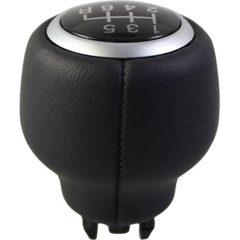 Suitable for Honda Civic 2016-2019 models, this leather gear shift knob/handle is for 5/6 speed gearboxes and is sold individually. (1/4)