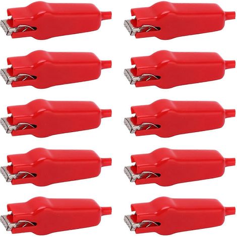 10 Stück Batterieklemmen 20A, große Öffnung, starke Klemmkraft, elektrische Kabelklemmen, Verbinder für elektrische